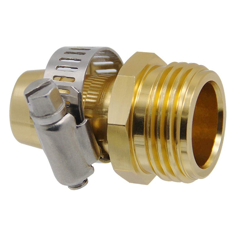Lifynste Garden Hose Repair Connector with Clamps, Male and Female Garden Hose Fitting, 3 Set - Image 5